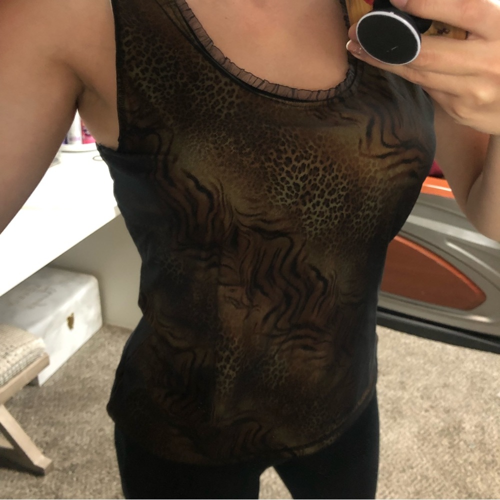 DENISE CRUZ ANIMAL PRINT TANK